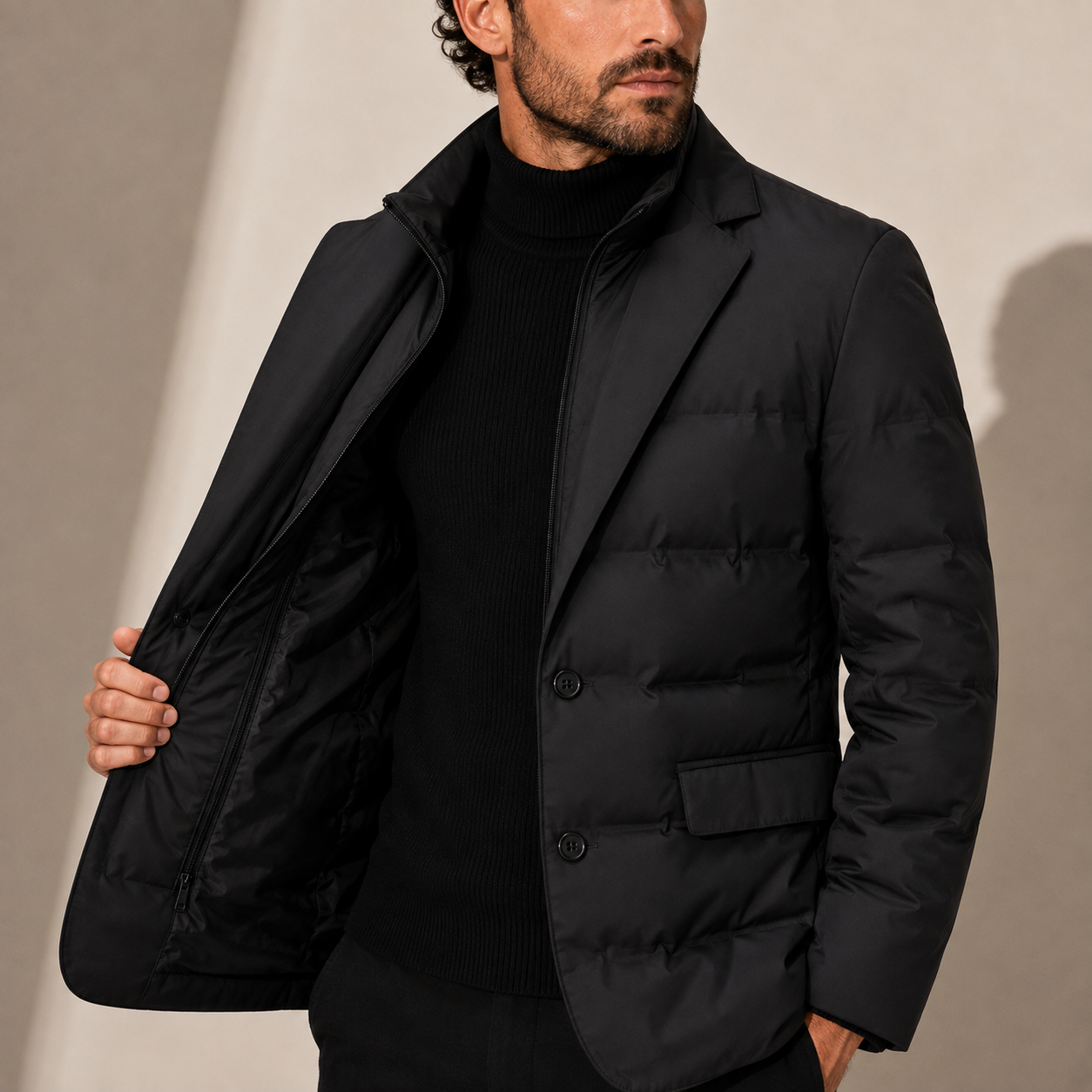 Men's Lightweight Quilted Puffer Jacket