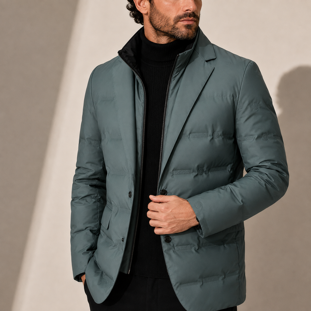 Men's Lightweight Quilted Puffer Jacket