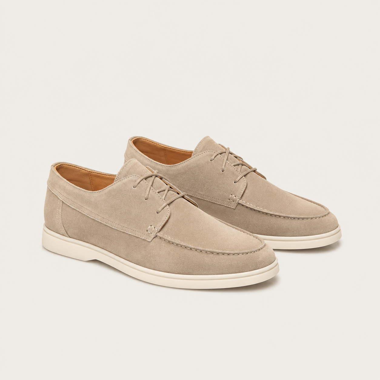 Men’s Suede Loafers – Smart Casual Lace-Up Design