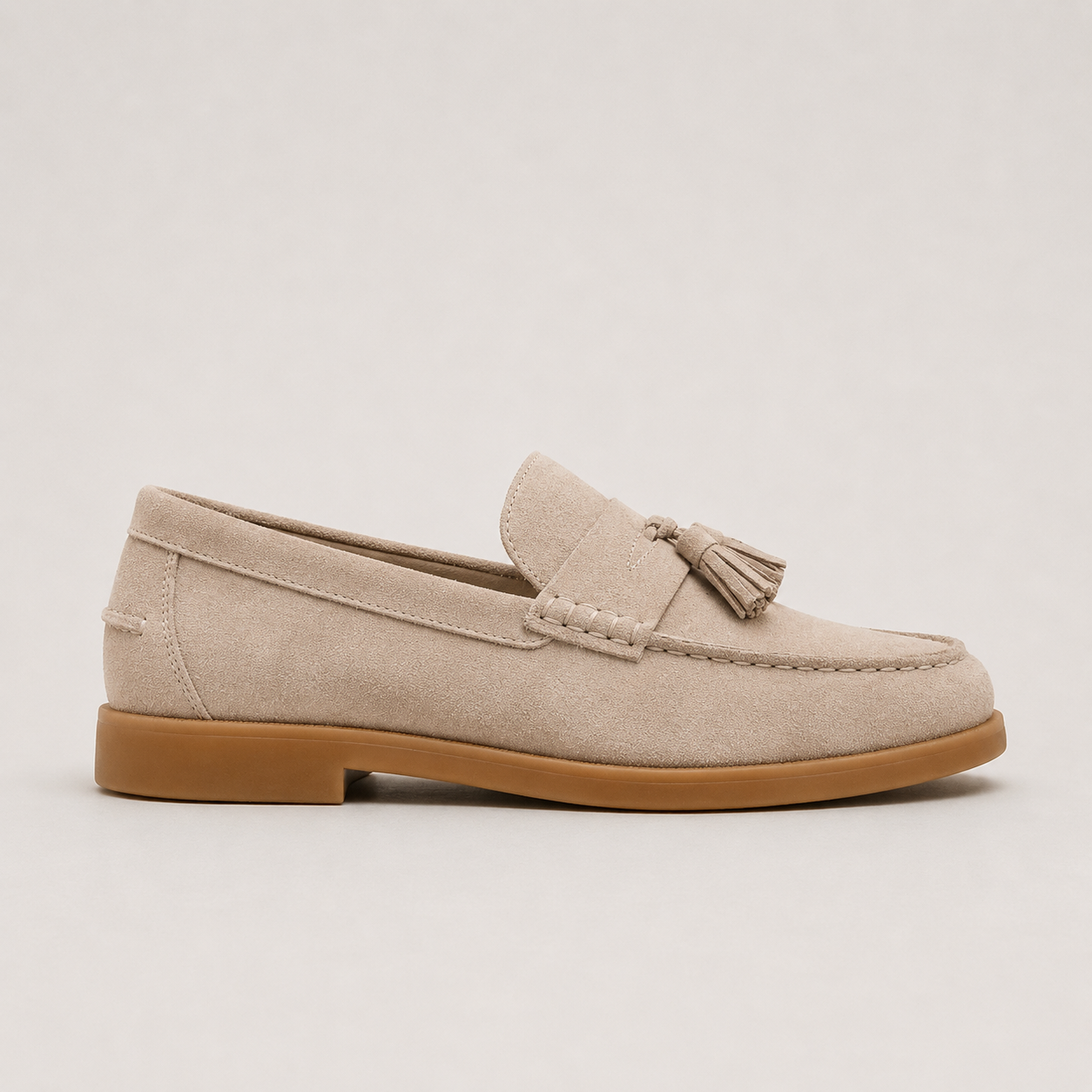 Men’s Tassel Loafers | Slip-On Suede Moccasin Style