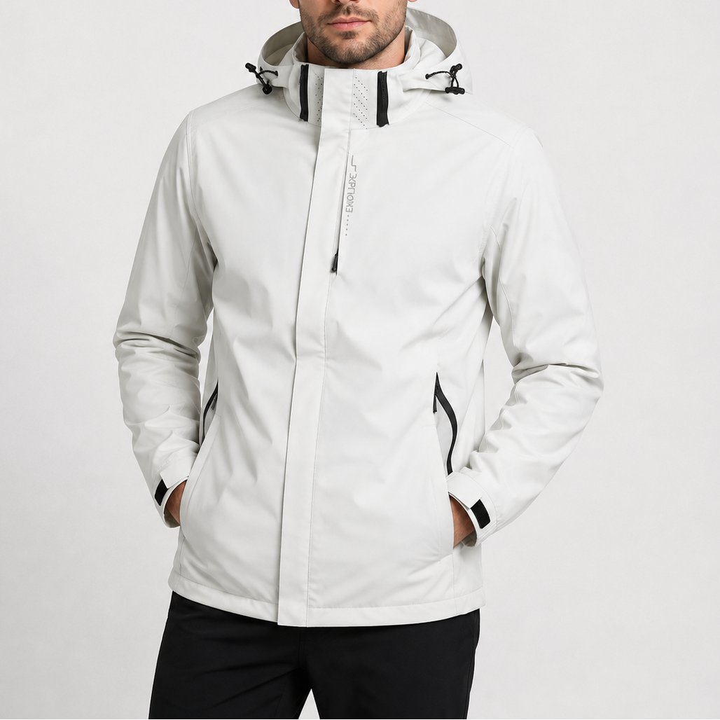 Men's Waterproof Rain Jacket | Lightweight Hooded Outdoor Coat