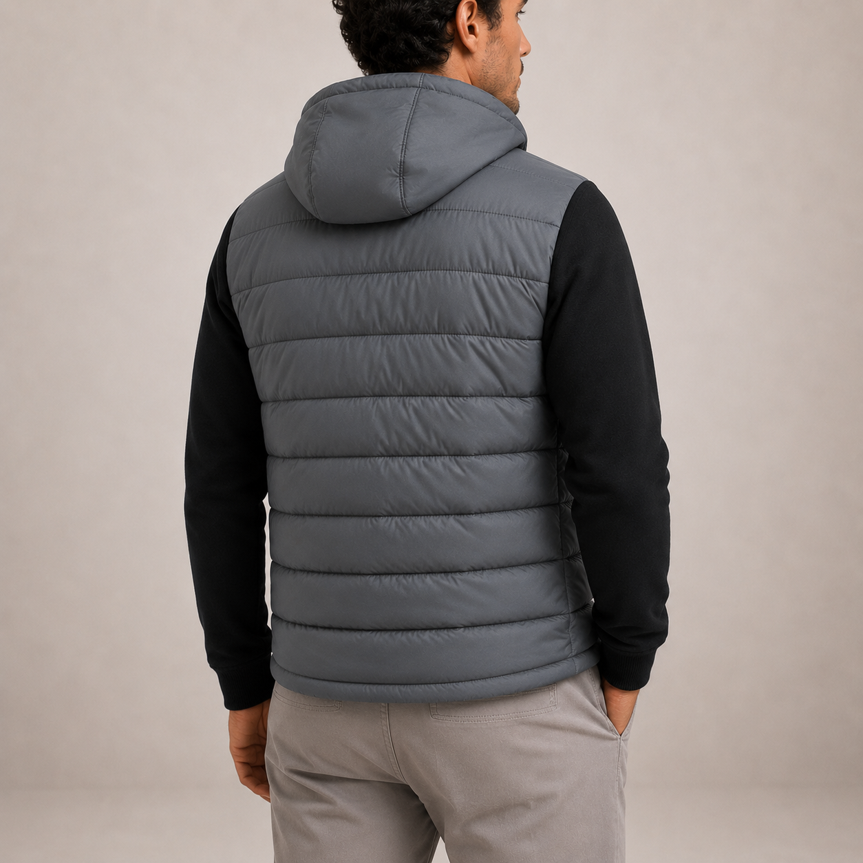 Men's Hooded Lightweight Puffer Jacket i Everyday Comfort