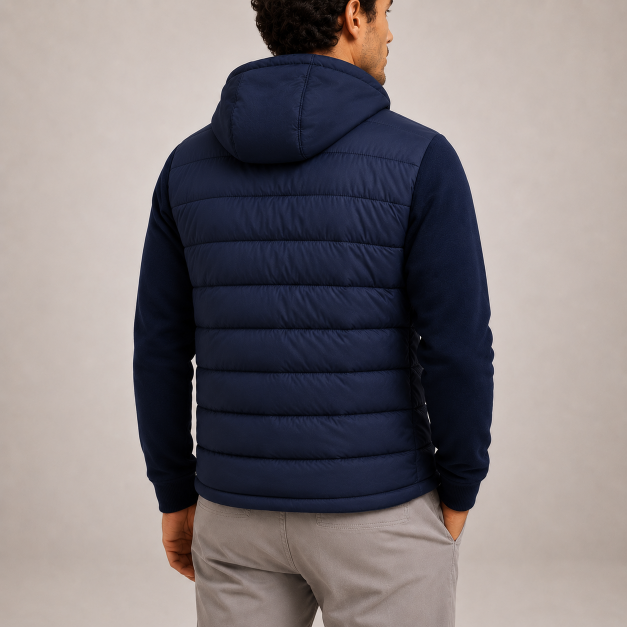 Men's Hooded Lightweight Puffer Jacket i Everyday Comfort