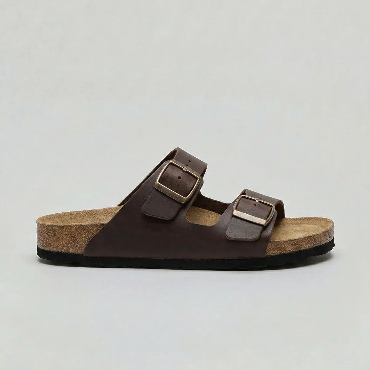 Men’s Double-Strap Sandals | Adjustable Buckle Comfort