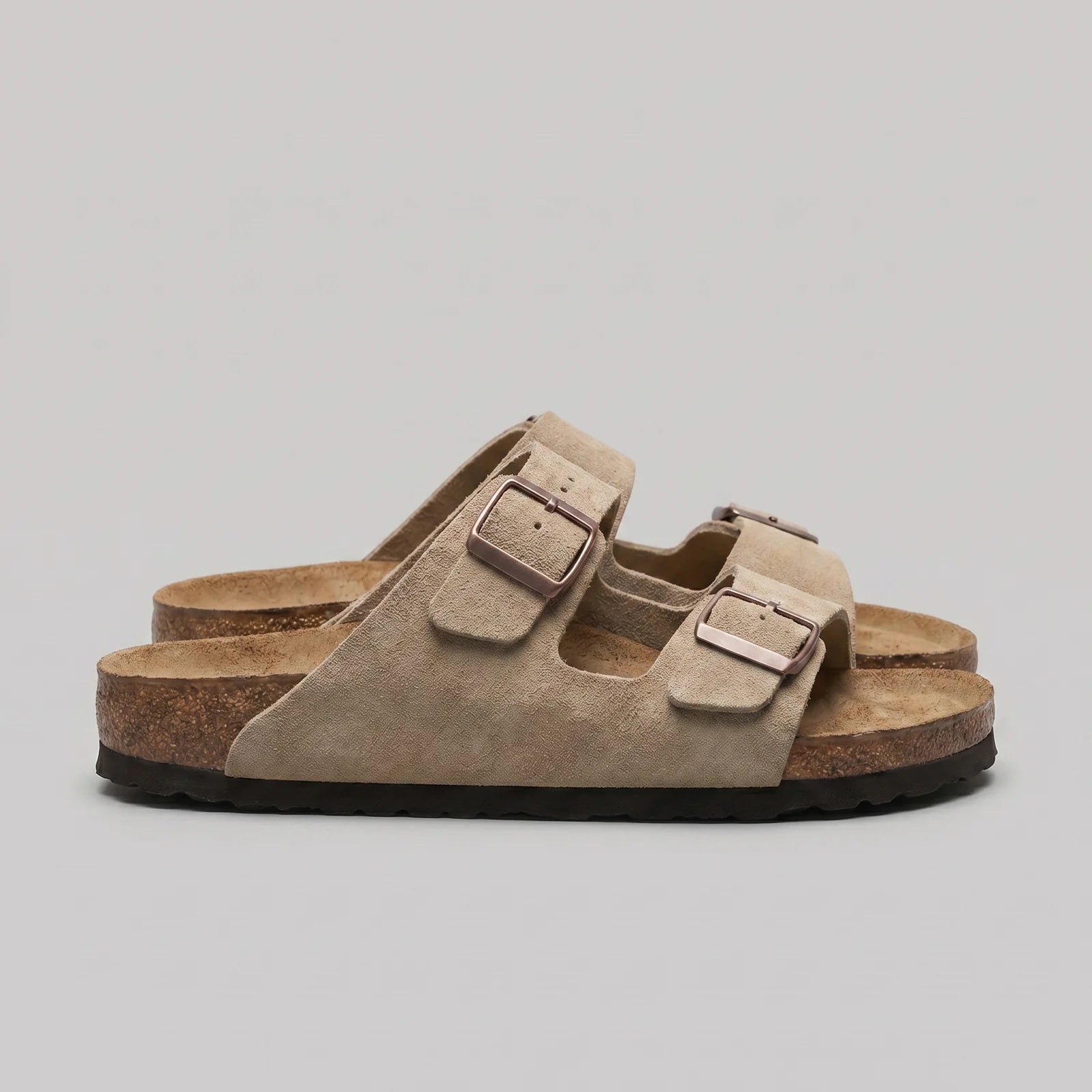 Men's Suede Sandals | Adjustable Buckle Casual Summer Sandals