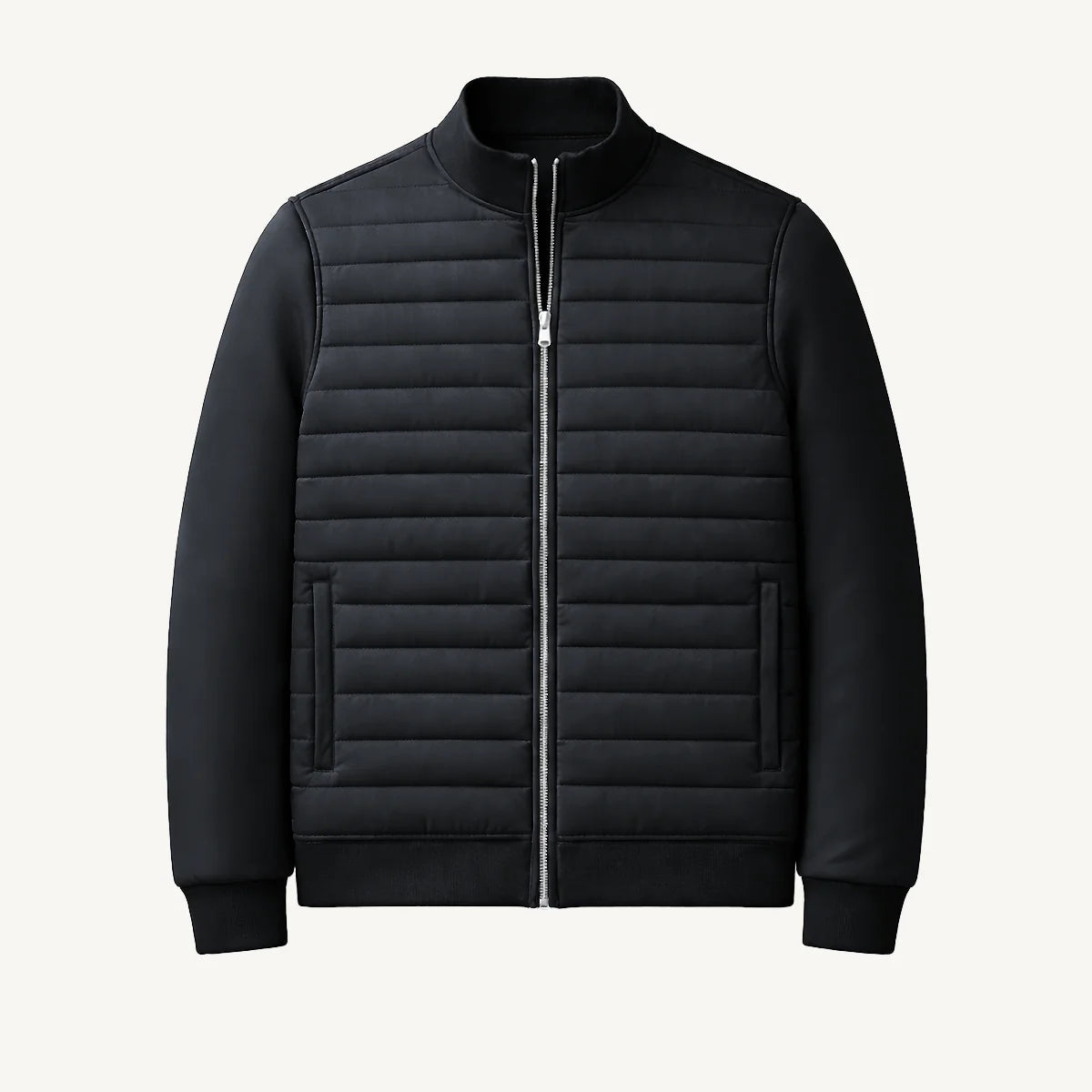 Men's Quilted Bomber Jacket – Lightweight Everyday Comfort