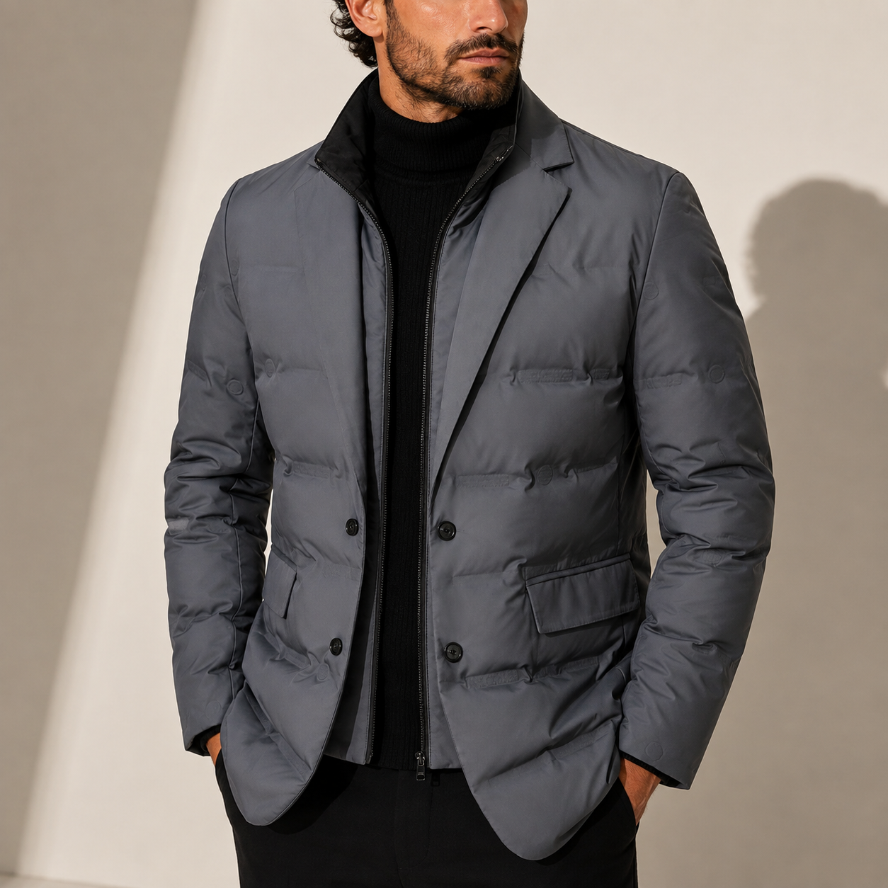 Men's Lightweight Quilted Puffer Jacket