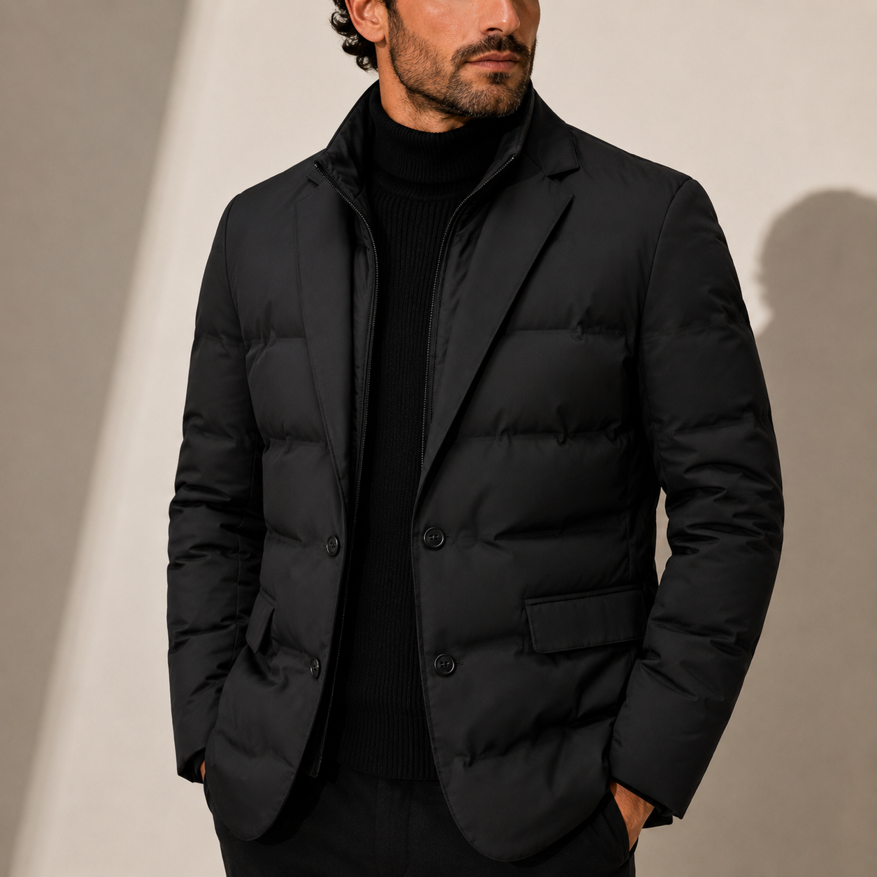 Men's Lightweight Quilted Puffer Jacket