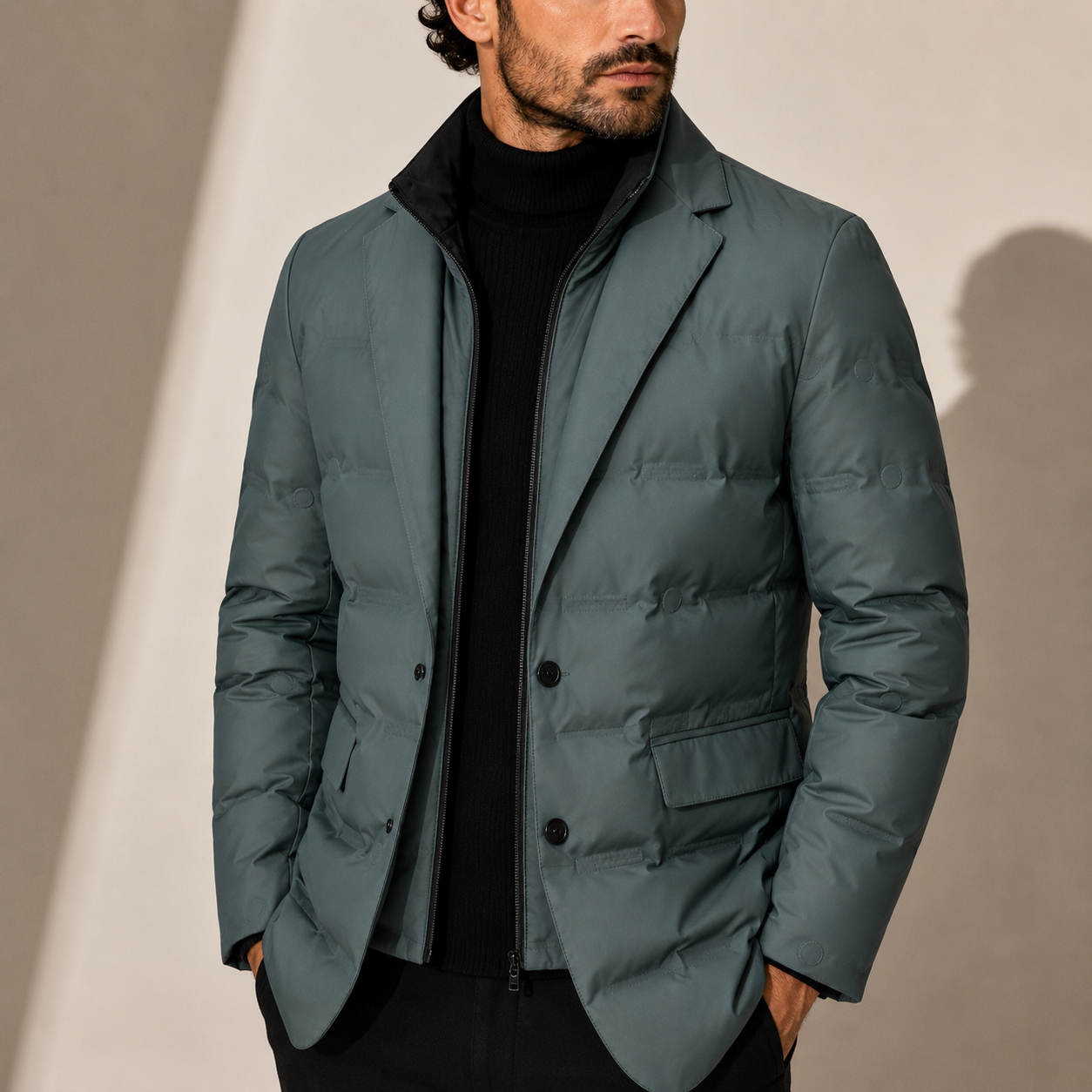 Men's Lightweight Quilted Puffer Jacket