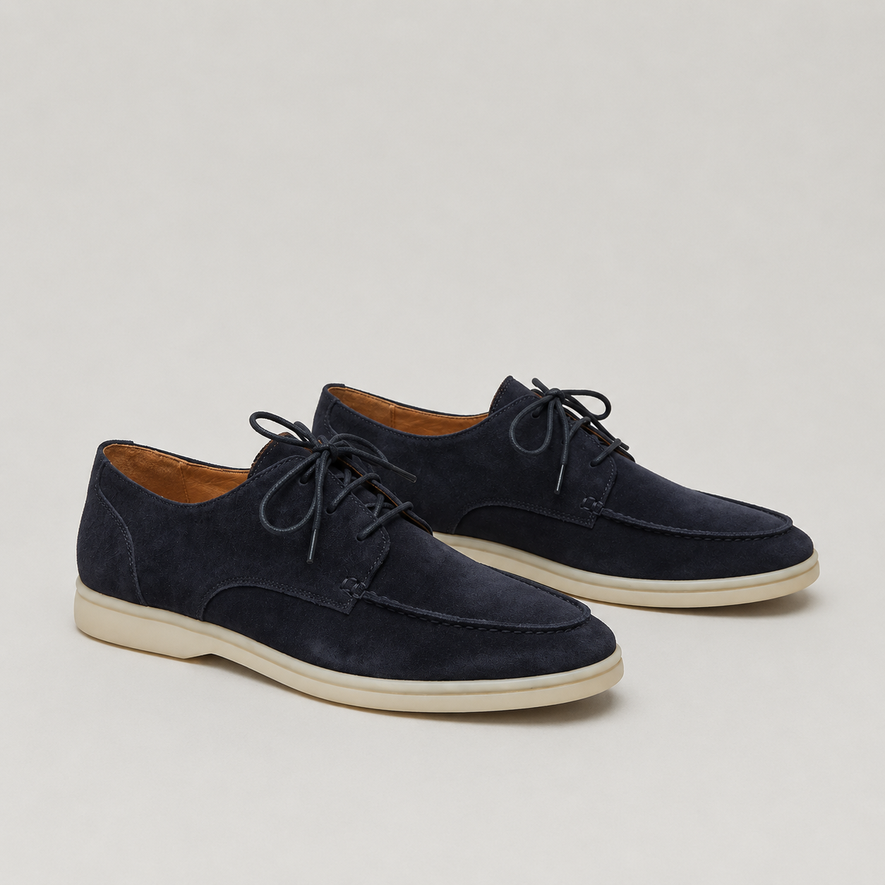 Men’s Suede Loafers – Smart Casual Lace-Up Design