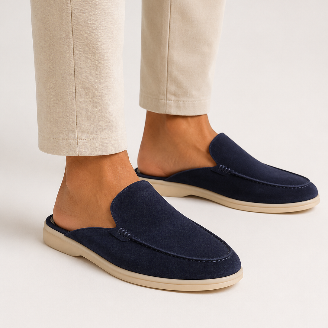 Men’s Backless Loafer Mules – Refined Summer Style