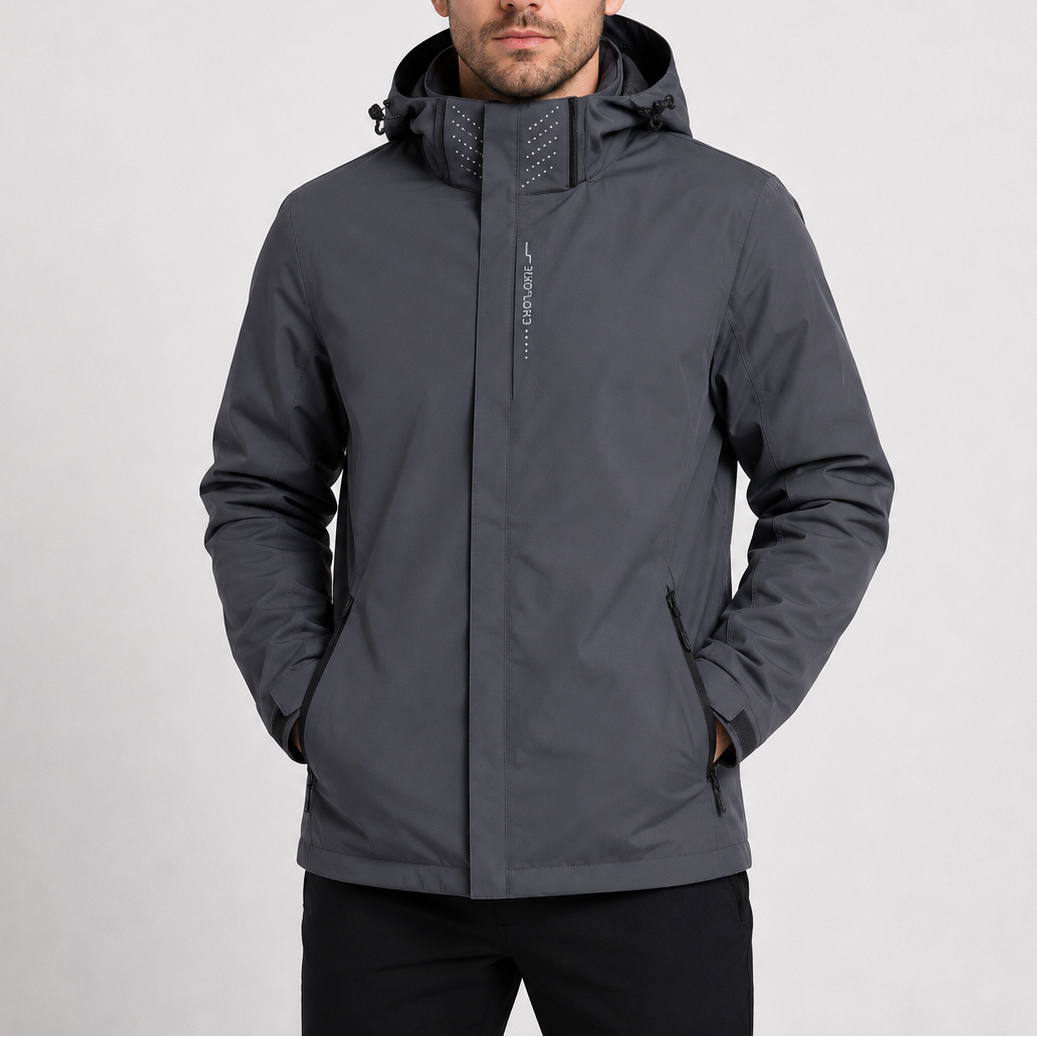 Men's Waterproof Rain Jacket | Lightweight Hooded Outdoor Coat