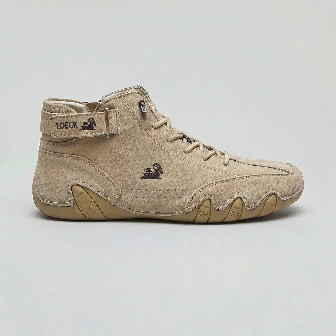 Men's Waterproof Suede High Top Boots | Cushioned Comfort