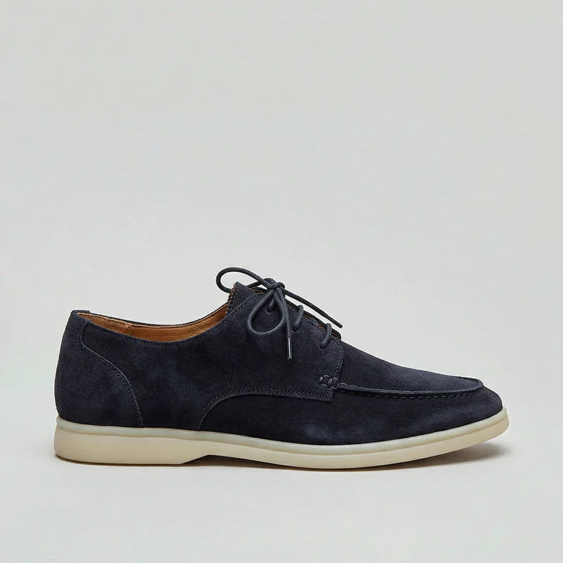 Men’s Suede Loafers – Smart Casual Lace-Up Design