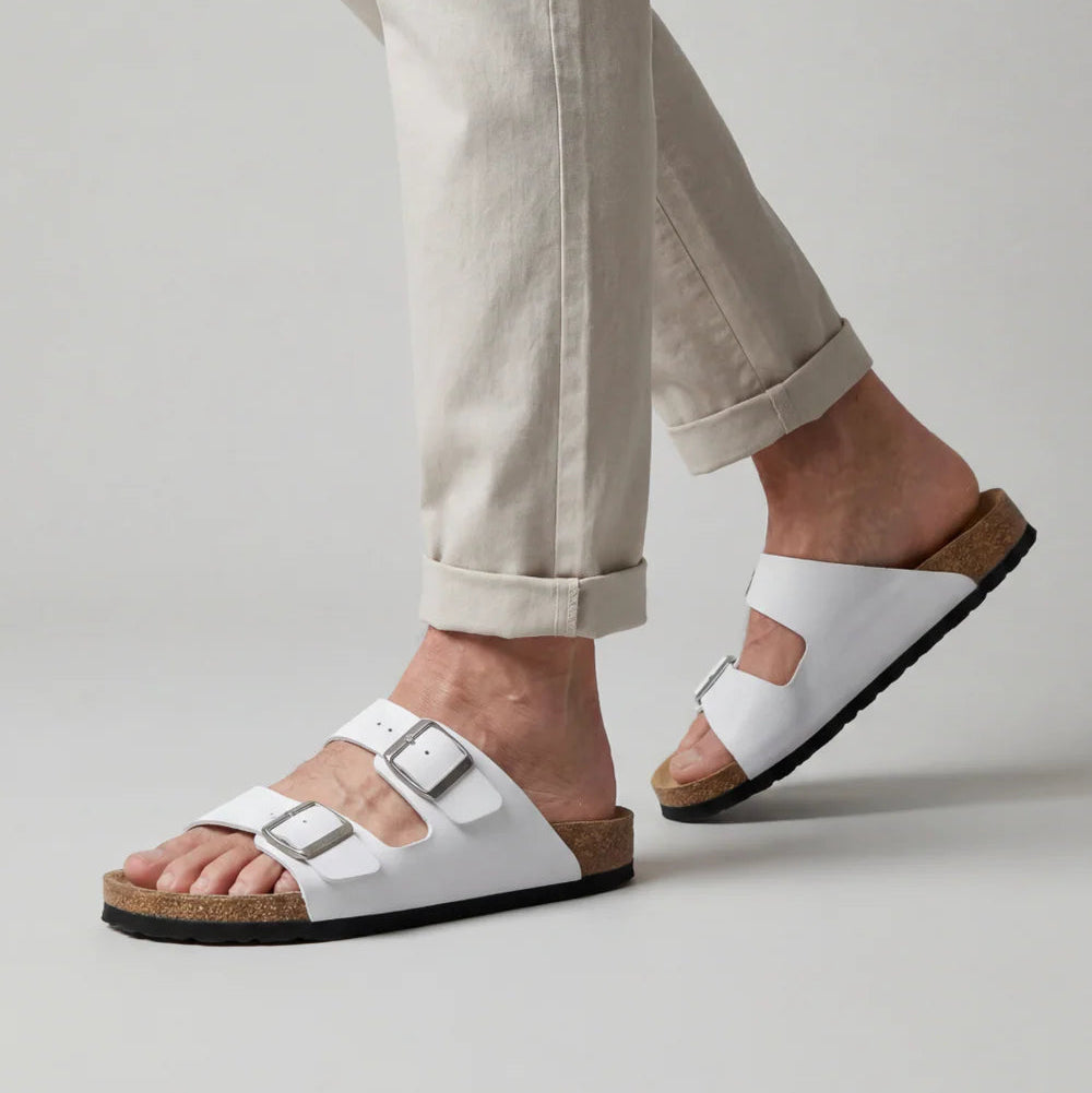 Men’s Double-Strap Sandals | Adjustable Buckle Comfort