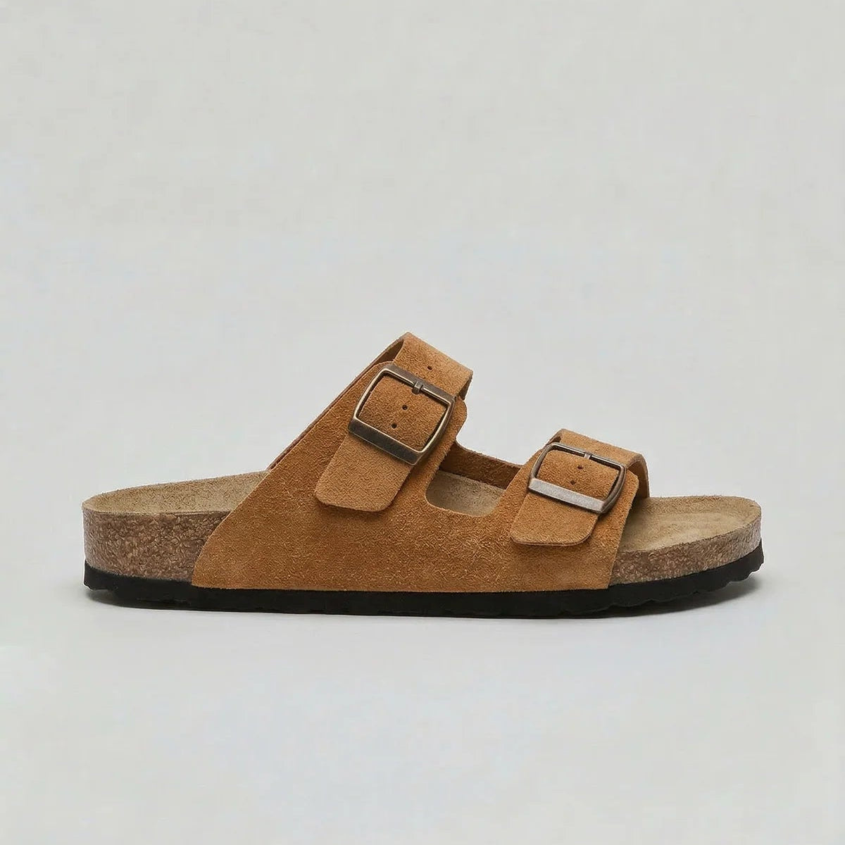 Men’s Double-Strap Sandals | Adjustable Buckle Comfort